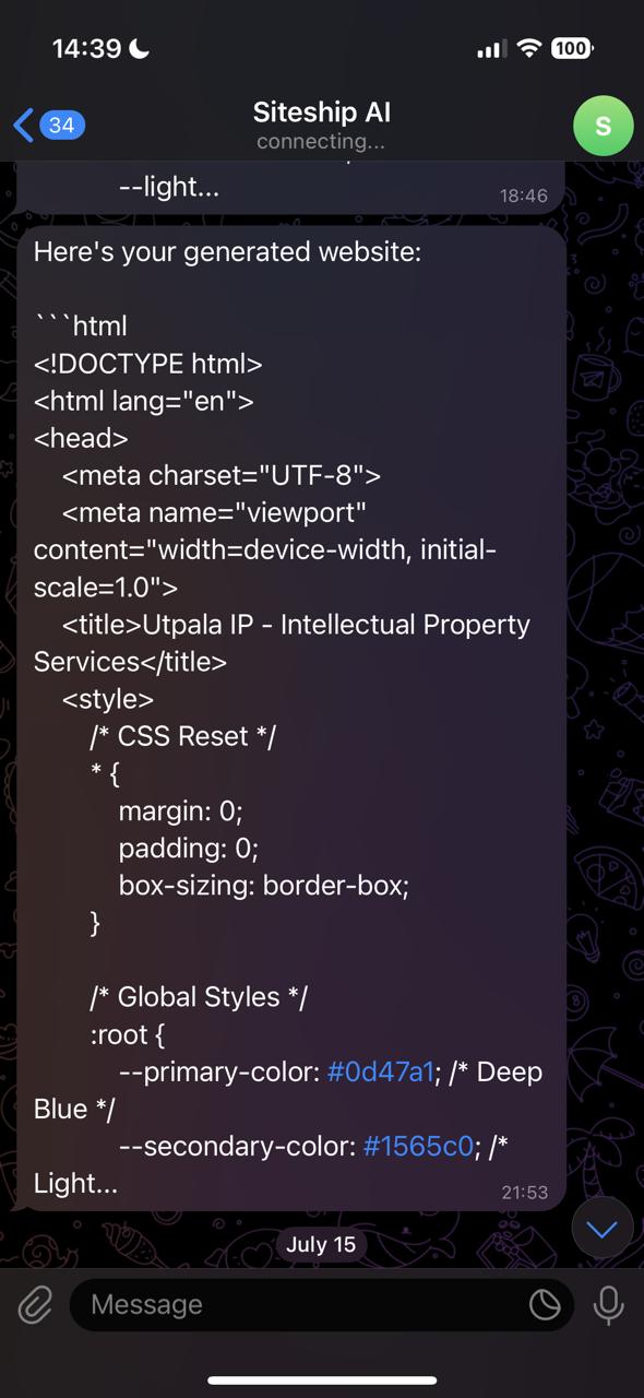 telegram-second-test