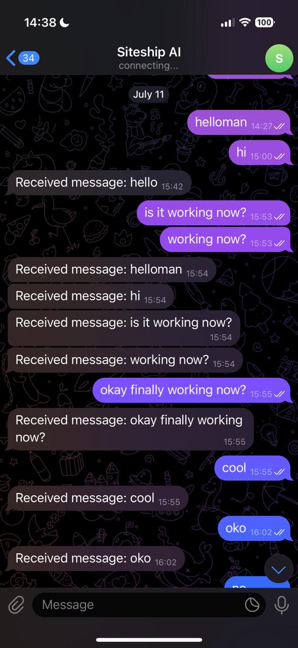 telegram-first-test